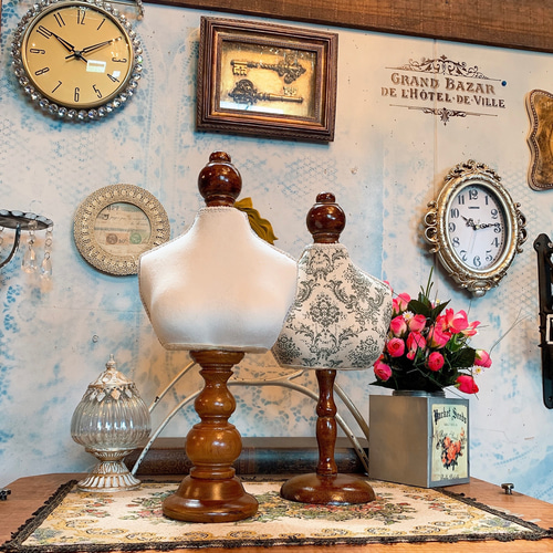 アンティークな部屋 クラシカル トルソー型/ アクセサリースタンド