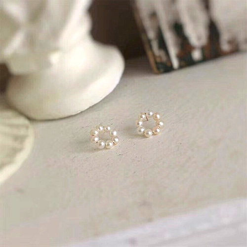 人気No.2]ポンデリング淡水パール14kgfピアス 入学式 卒業式 母の日