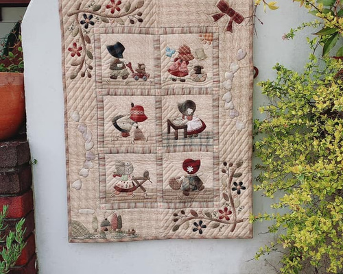 パッチワークキット】スーちゃんタペストリーのセット＃593599 キット