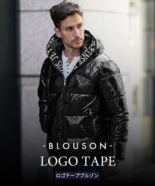 2025年冬の新作】ロゴテープブルゾン 中綿ジャケット/Jokerの商品