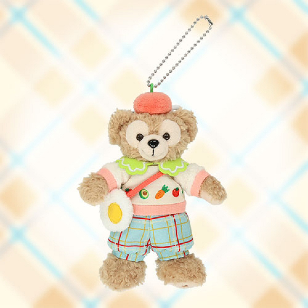 ダッフィーぬいぐるみバッジ(ワンダフルキッチングッズ)| キャステル