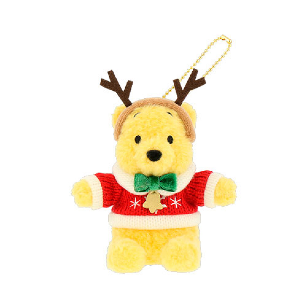 ぬいぐるみバッジ(ディズニークリスマスグッズ2024)| キャステル
