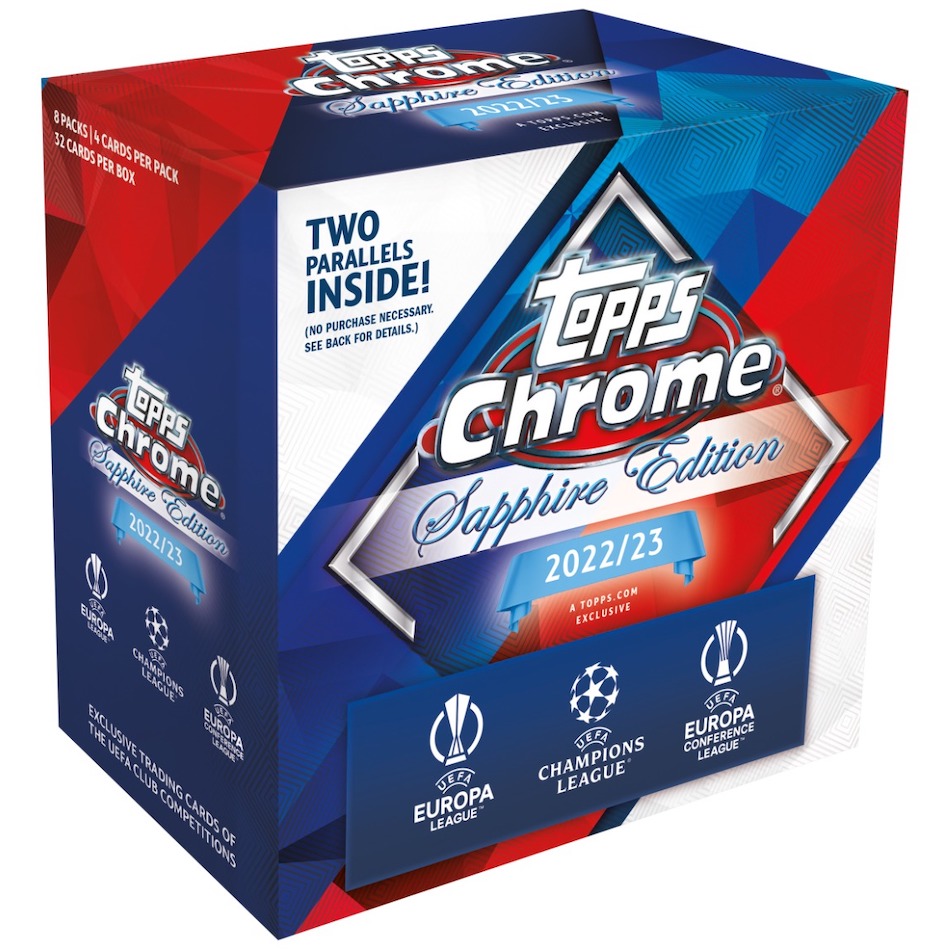 2022-23 Topps Chrome Sapphire UEFA Checklist, Set Info, Boxes