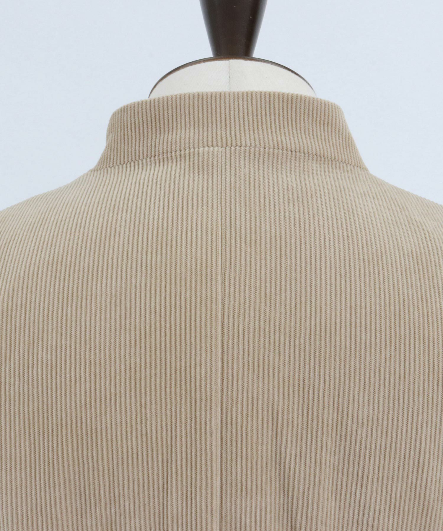 60%OFF【CAMBIO(カンビオ)】コーデュロイノーカラージャケット