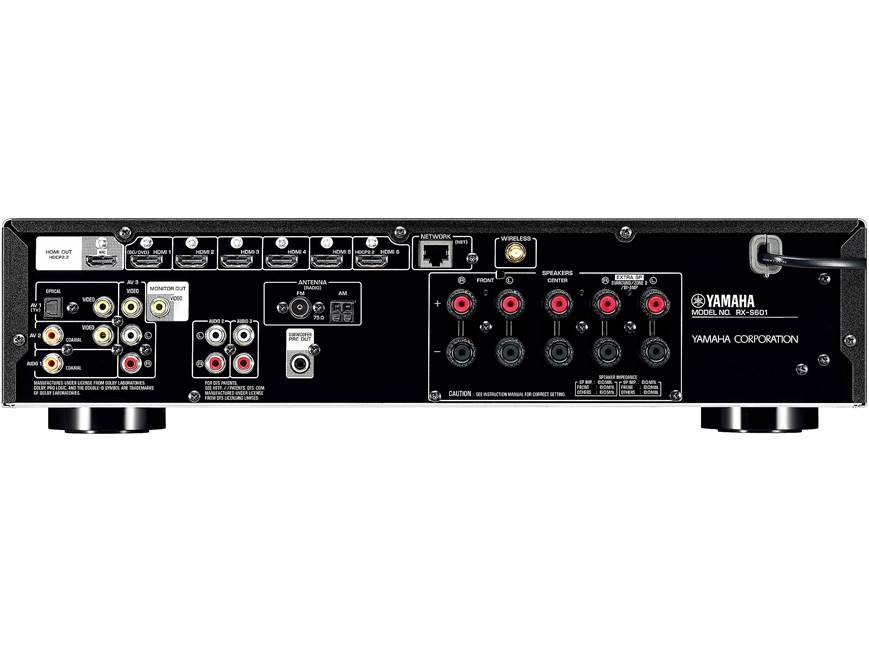 Yamaha RX-S601 Slimline 5.1-channel home theatre receiver with Wi