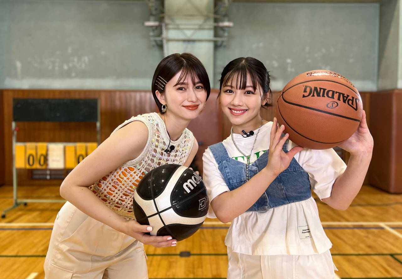 渡邉美穂（元日向坂46）×菜波のガチすぎるバスケ勝負が実現♡ - CanCam