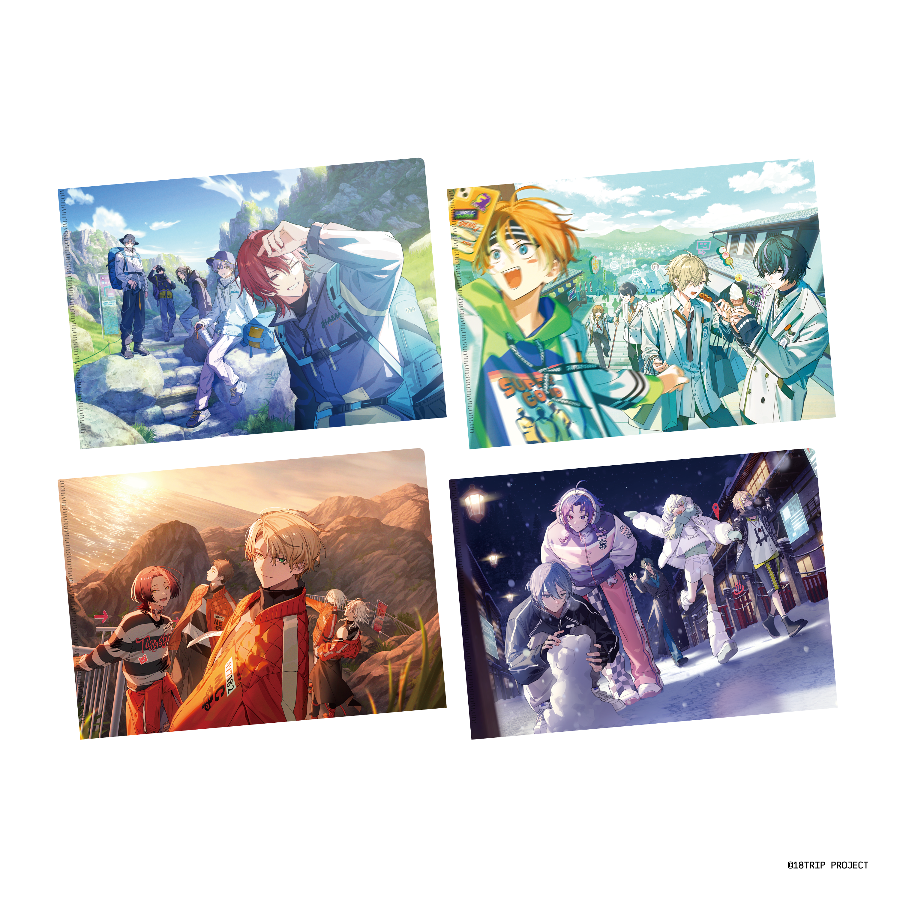 18TRIP ユニットキービジュアルクリアファイルセット | きゃにめ