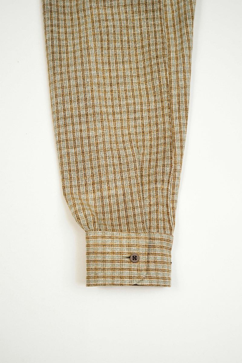 ナイジェル・ケーボン】MAN / マスターメイソンシャツ - ネルチェック