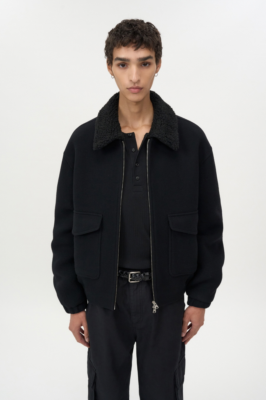ジャケット・アウター INSILENCE Uncover virgin wool blouson