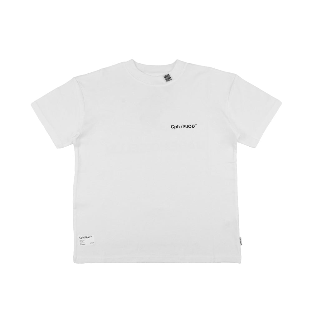 WOMEN] Cph/Golf×RUFFLOG SS MOCK NECK TEE WHITE – Cph/Golf™︎