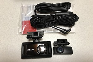 実機レビュー コムテック STARVIS対応 前後370画素2カメラドライブ