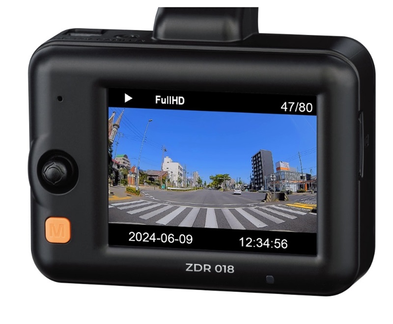 コムテックから2024年モデルのエントリー2カメラドラレコ「ZDR018」発表！