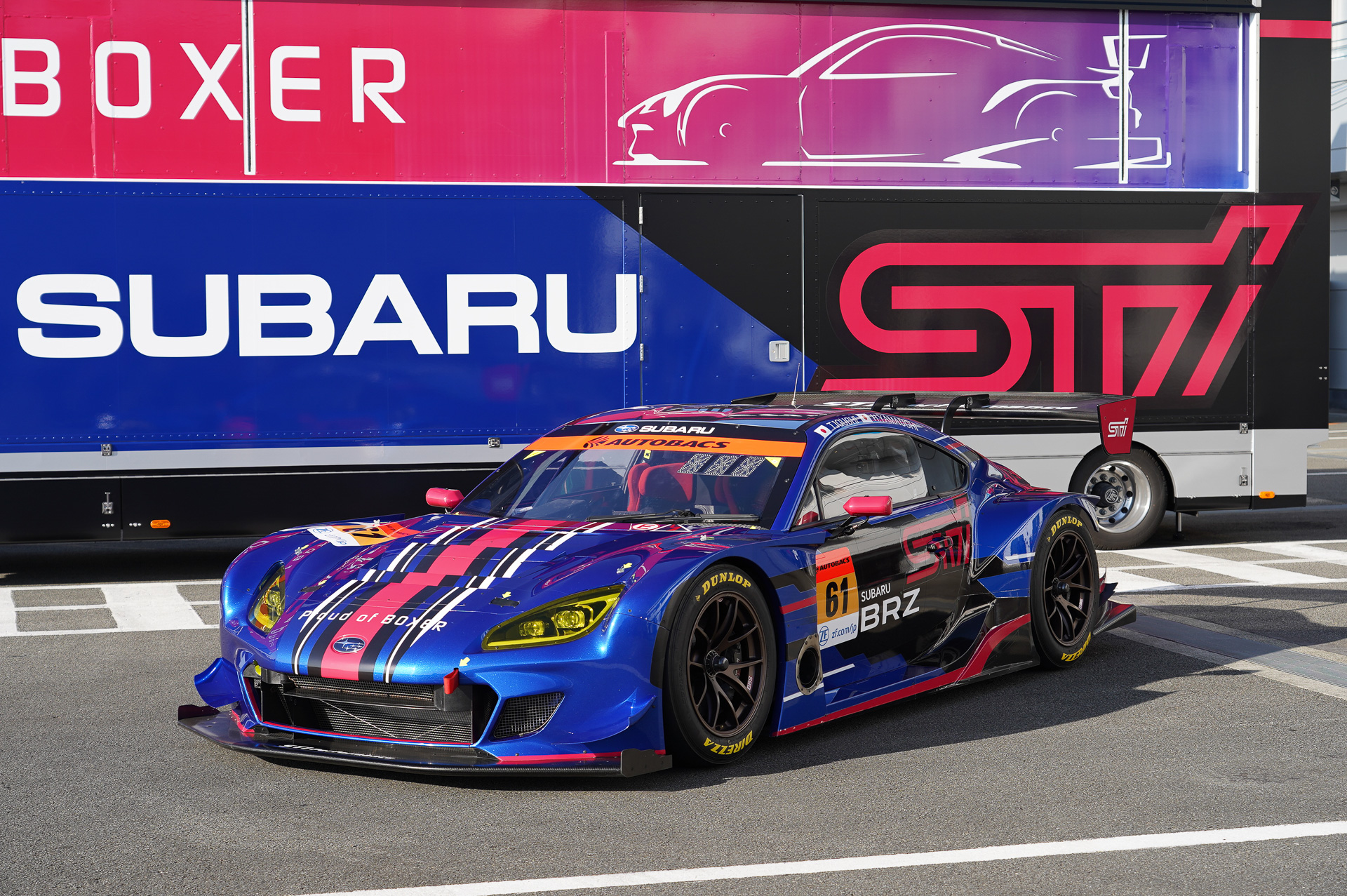 スバル/STI、2021年シーズンのSUPER GT車両「NEW SUBARU BRZ GT300