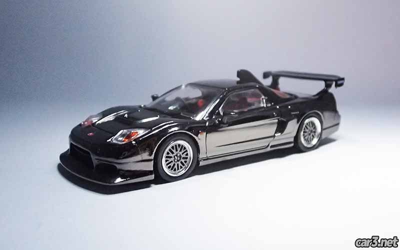 INNO64の1/64ホンダNSX-R GT改 BLACK CHROMEをレビュー | 車×3（轟Car3）