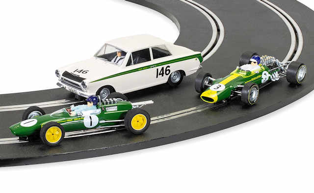 Scalextric 1/32 ｽﾛｯﾄｶｰ C4395A-1 ◇ Lotus 25 #1/Jim Clark F1 ”World