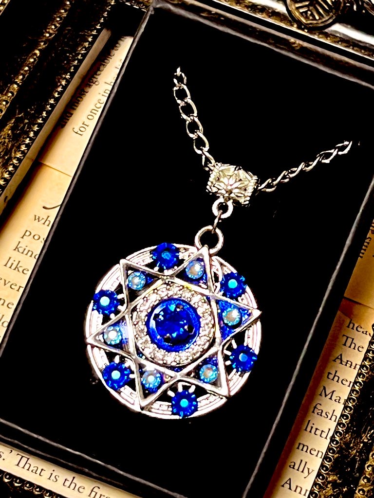 六芒星の魔法陣 極 シルバーダークブルー | Kira Kawa Rainbowのお店☆