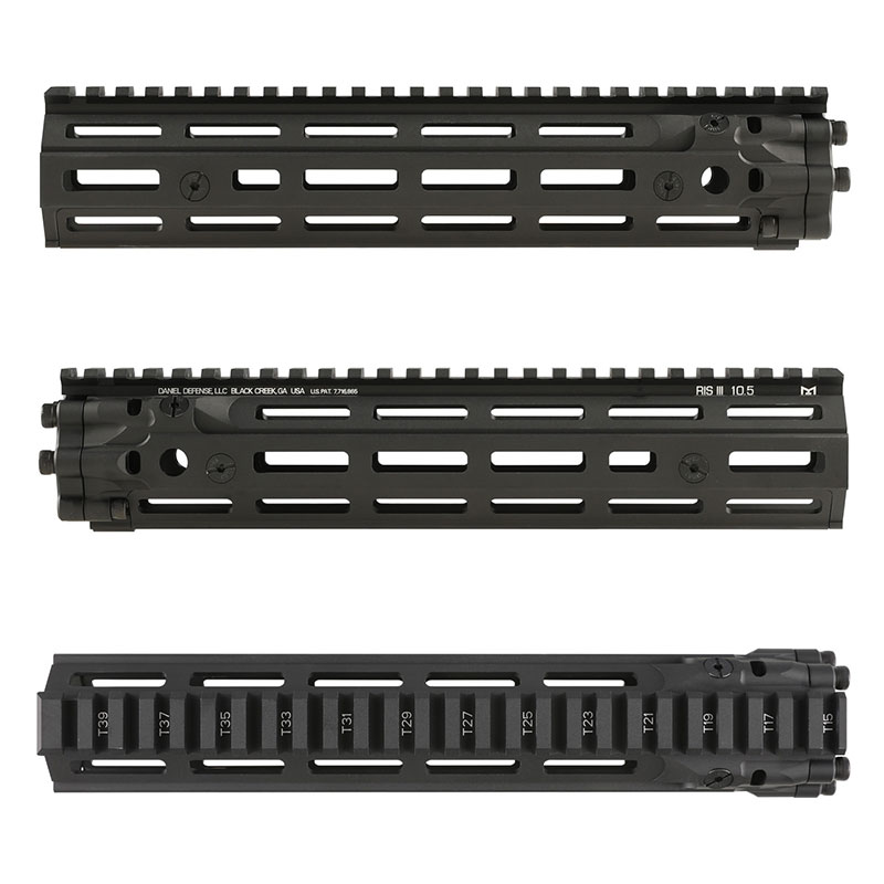Airsoft Artisan DDタイプ MK18 RISIII M-LOKハンドガード 10.5inch BK