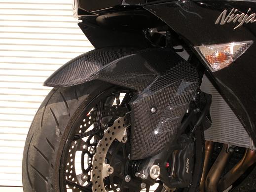 12・'13 ZX-14R フロントフェンダー/カーボン(綾織) | EIGHT （才谷屋