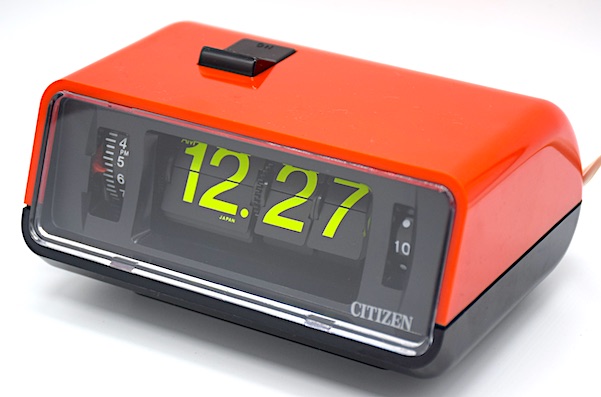 CITIZEN デジタル電気時計『ハイリーフ・カーチス』外箱付 昭和40年代