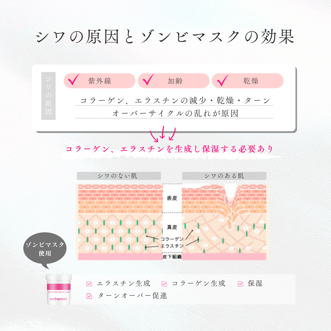 エステマックス ゾンビマスク フェイスパック 小分け ゾンビマスク<天然ボトックス成分配合>｜エステマックス正規総代理店