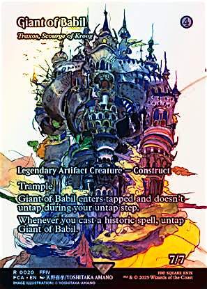 Final Fantasy Through the Ages Foil: Traxos, Scourge of Kroog