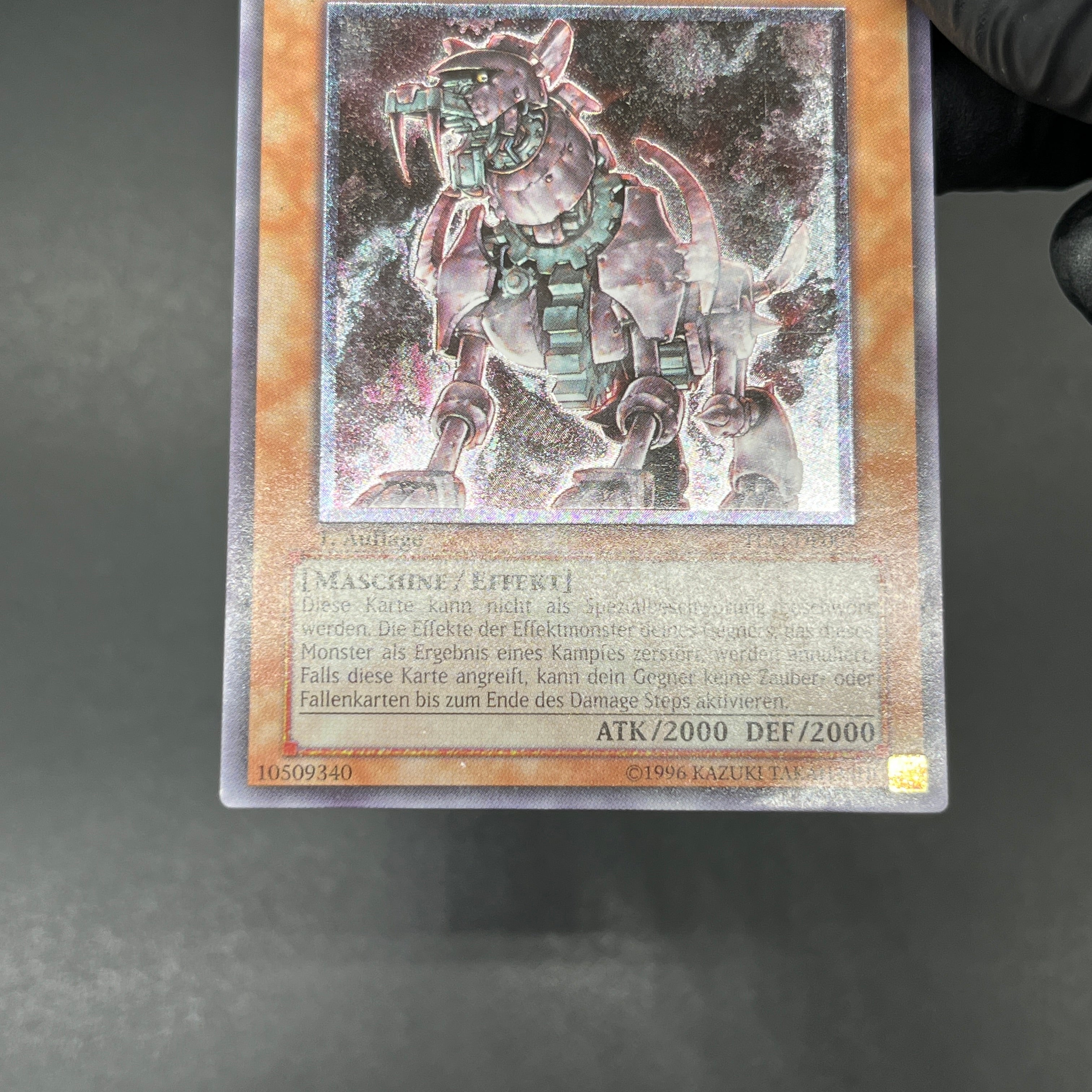 遊戯王 古代の機械獣/レリーフ/ドイツ語/1st/EU版 – カードショップ