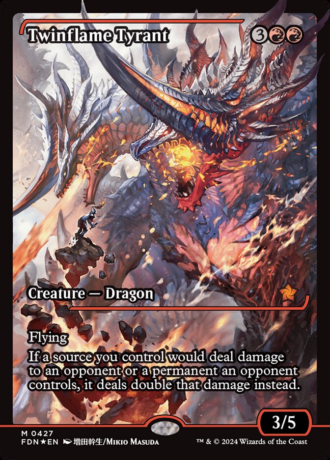 Twinflame Tyrant · Foundations (FDN) #427 · Scryfall Magic: The