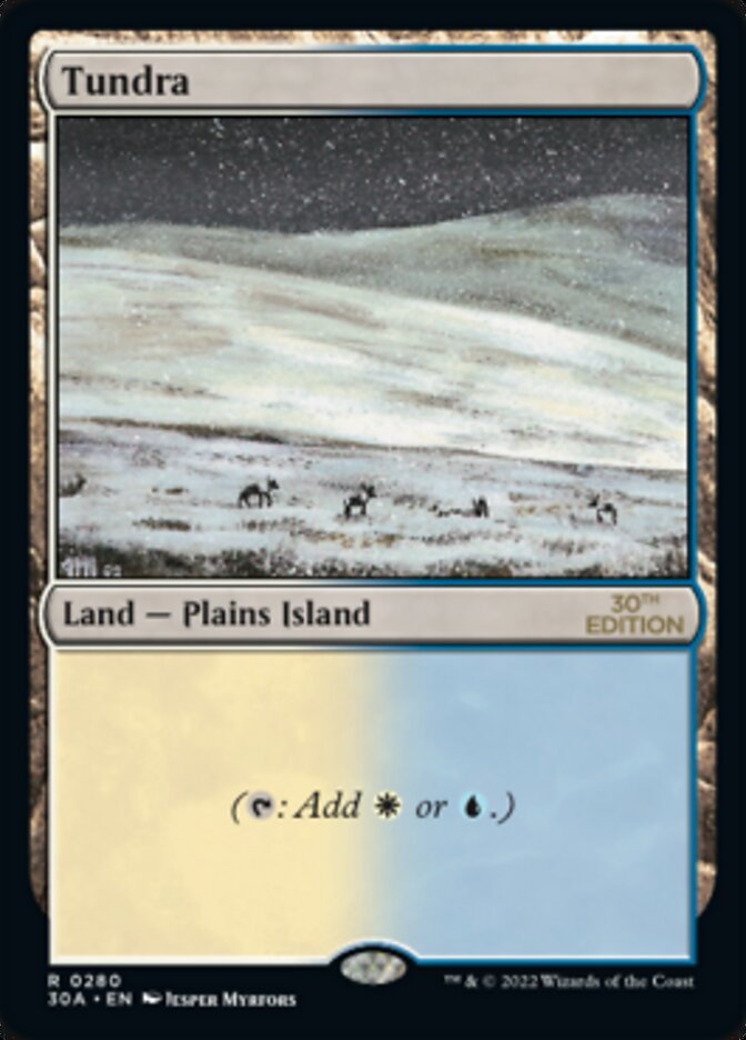 Tundra · 30th Anniversary Edition (30A) #280 · Scryfall Magic: The