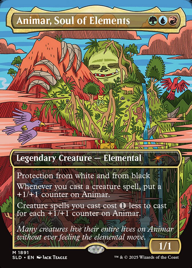 Animar, Soul of Elements · Secret Lair Drop (SLD) #1891 · Scryfall