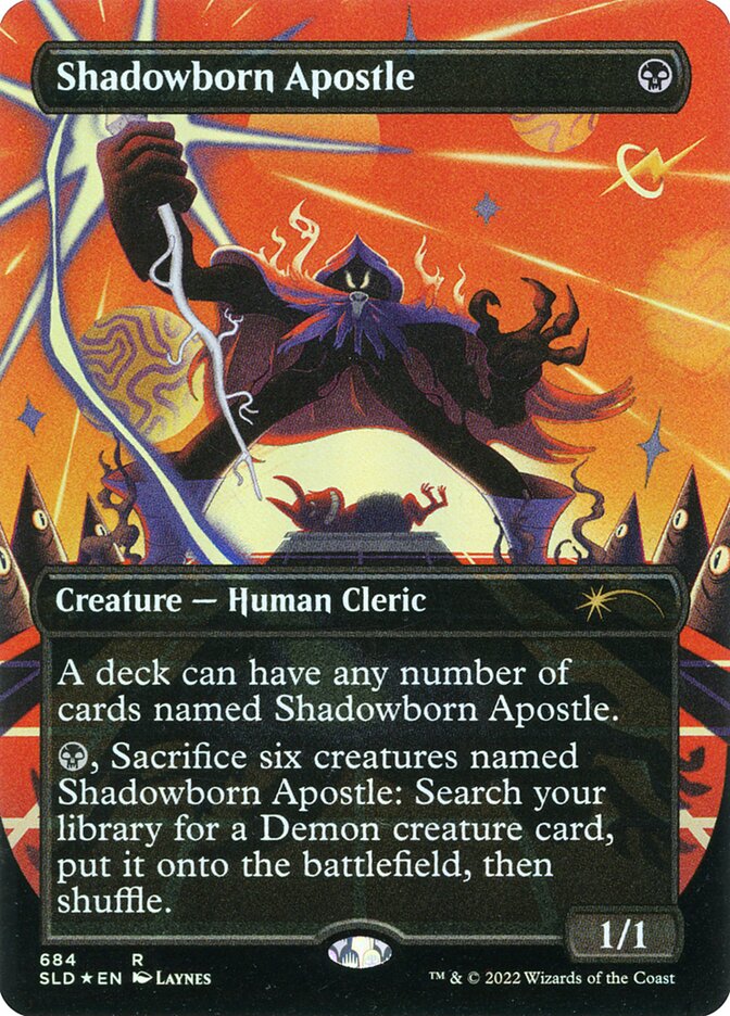 影生まれの使徒 Shadowborn Apostle アーティストプルーフ MTG 影