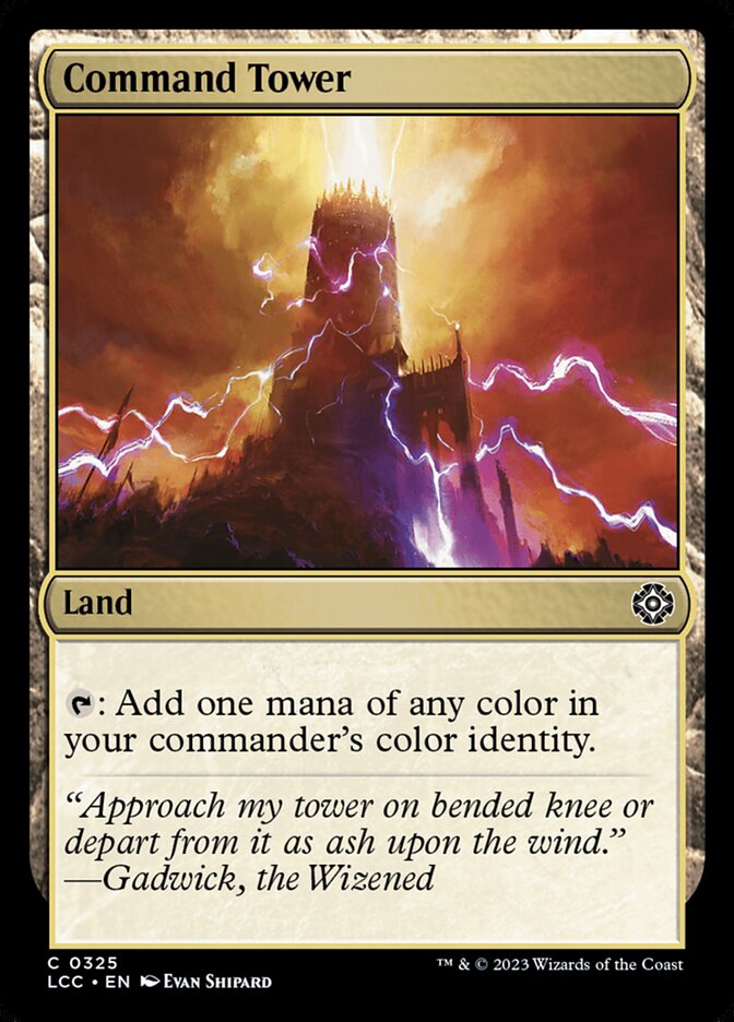Command Tower · The Lost Caverns of Ixalan Commander (LCC) #325