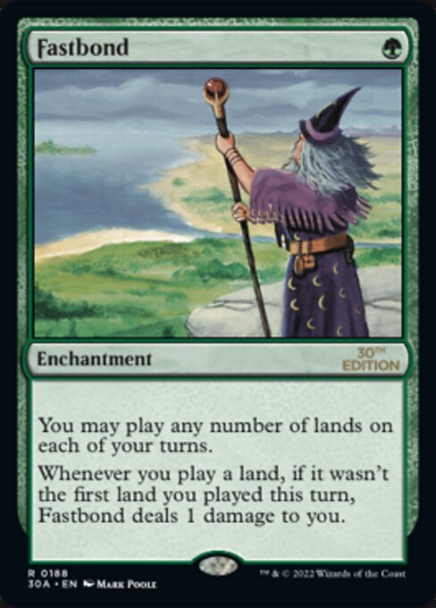 Fastbond · 30th Anniversary Edition (30A) #188 · Scryfall Magic