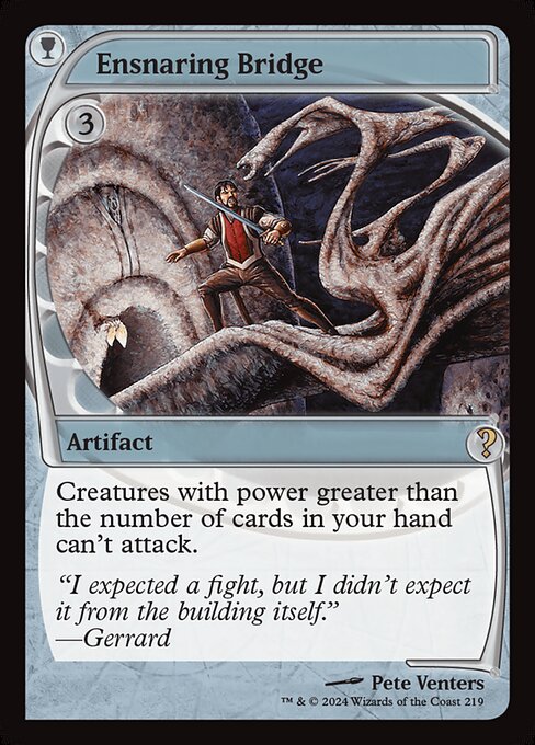 Ensnaring Bridge · Mystery Booster 2 (MB2) #219 · Scryfall Magic