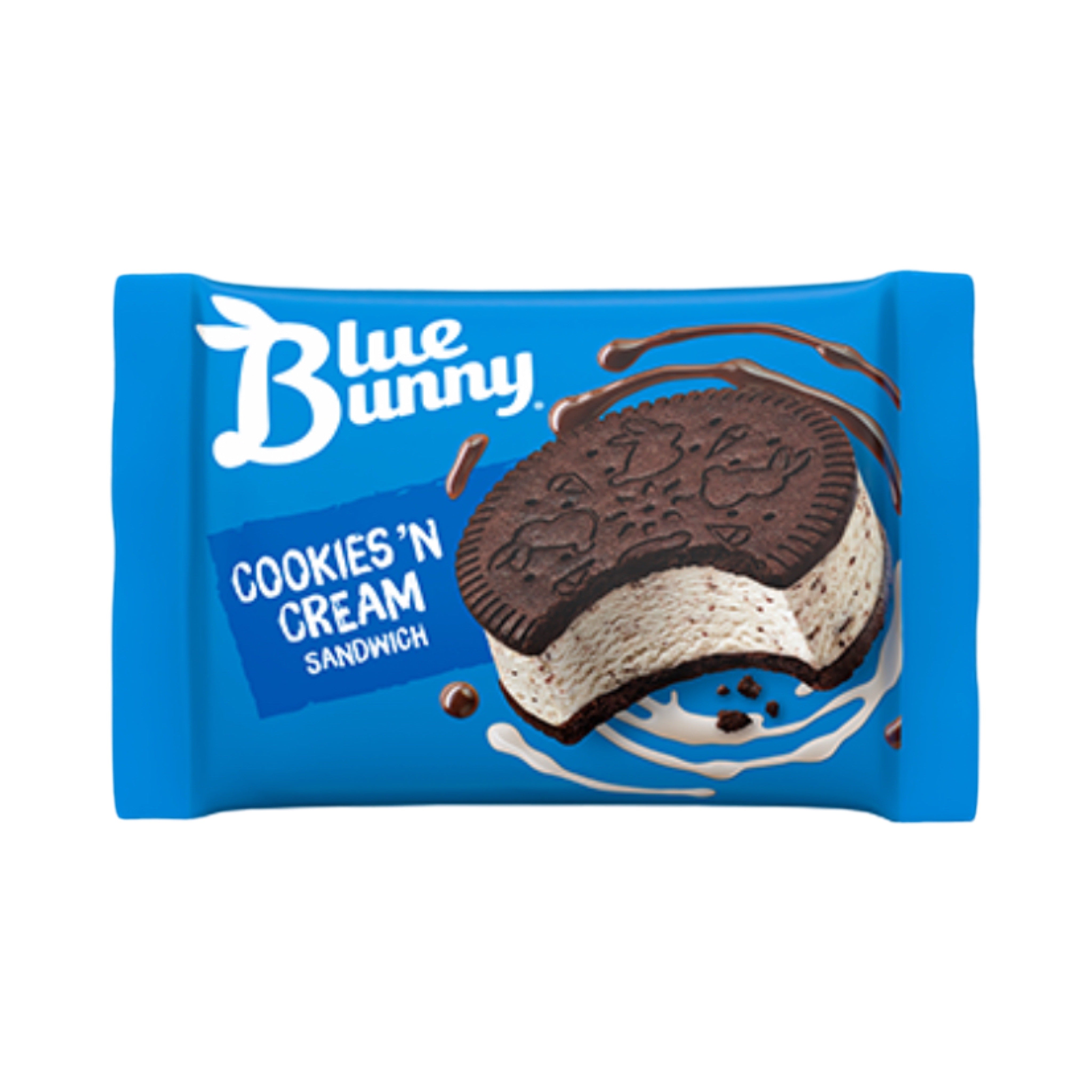 Blue Bunny Cookies & Cream Ice Cream Sandwich (12 or 24 Count
