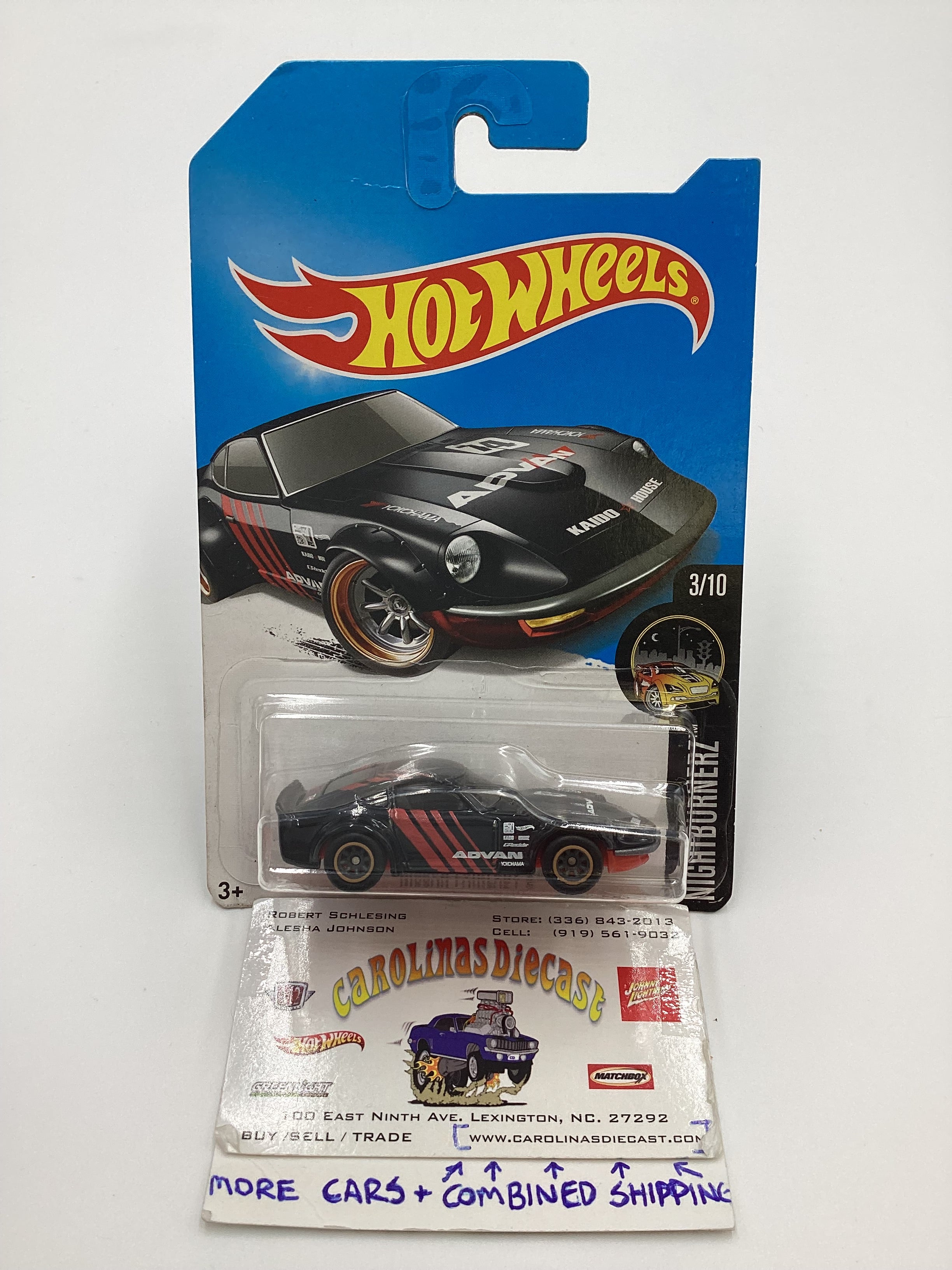 2017 Hot Wheels Super treasure Hunt Nissan Fairlady Z Black Advan