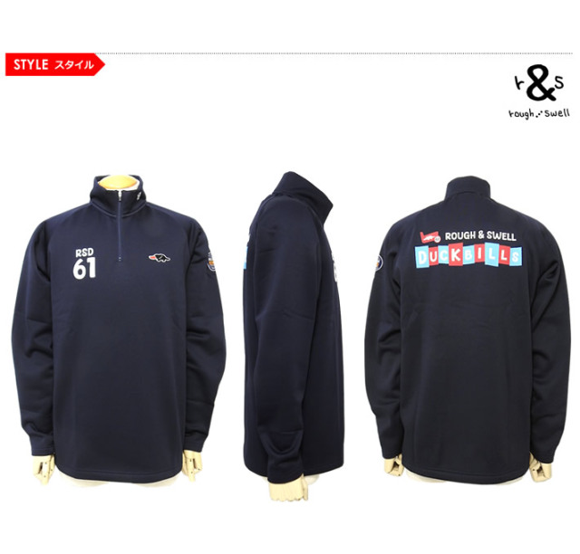 rough&swell［ラフアンドスウェル］HANG OUT ZIP HOT NECK/ハーフ