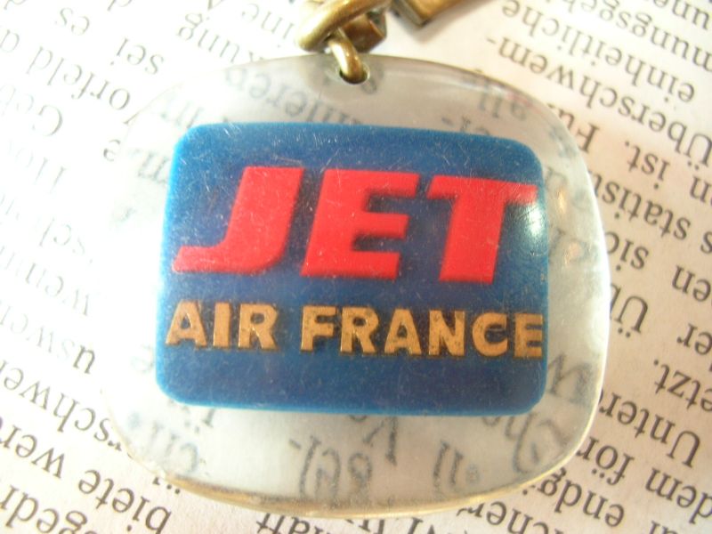 フランスヴィンテージ雑貨：キーホルダー・AIR FRANCE(エールフランス