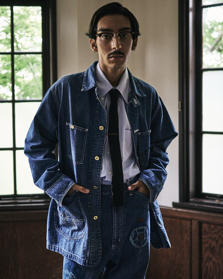 Work of Art Kendai / DENIM COVERALL AGED WASH – CASDAY / キャスデイ