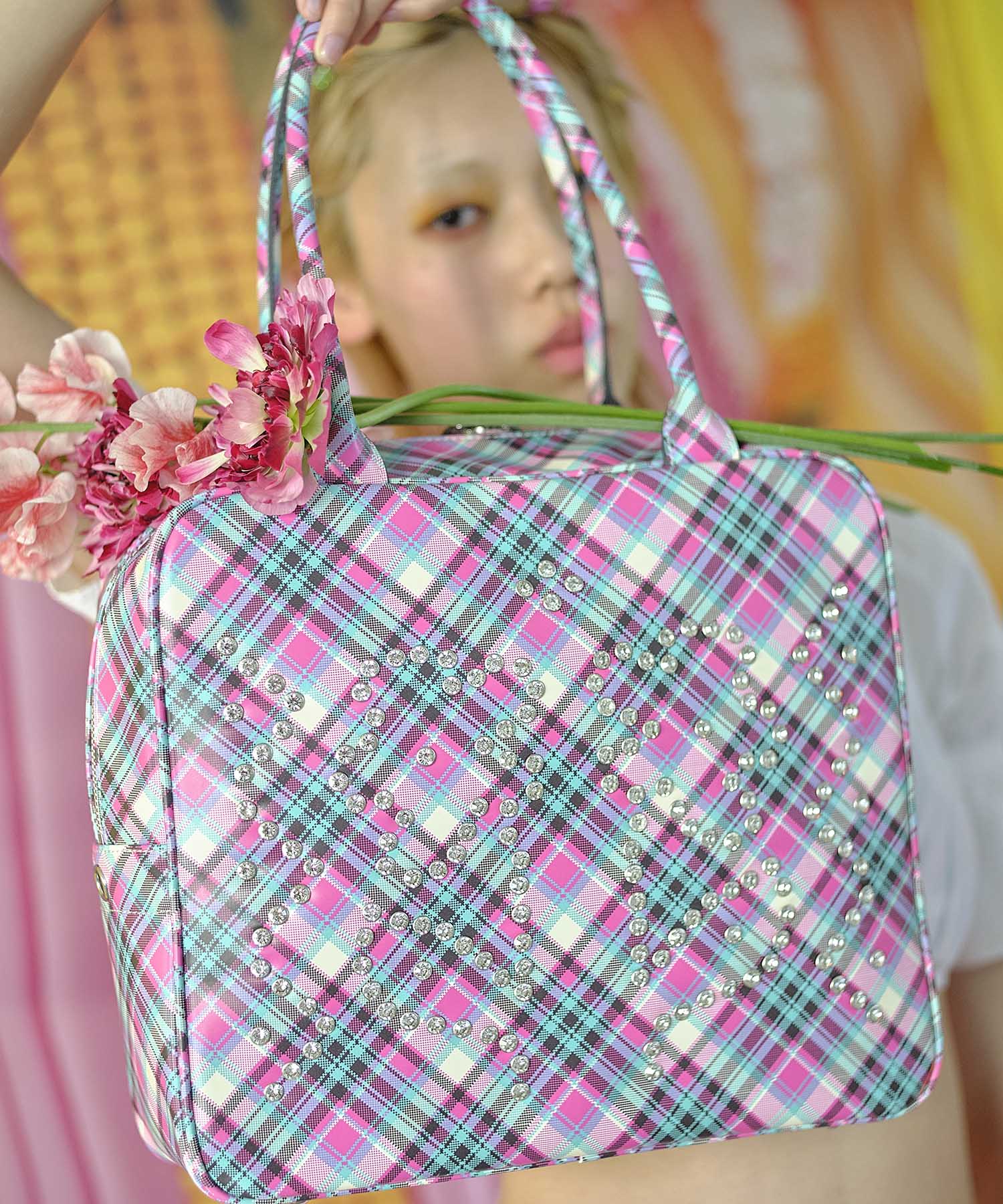 HEY! Mrs ROSE(ヘイ！ミセスローズ)Rhinestone Boston | CASSELINI