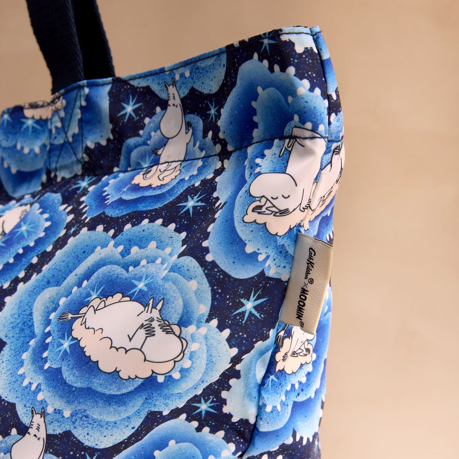 ムーミン ラージ フォルダウェイ トートバッグ Moomin Clouds | Cath