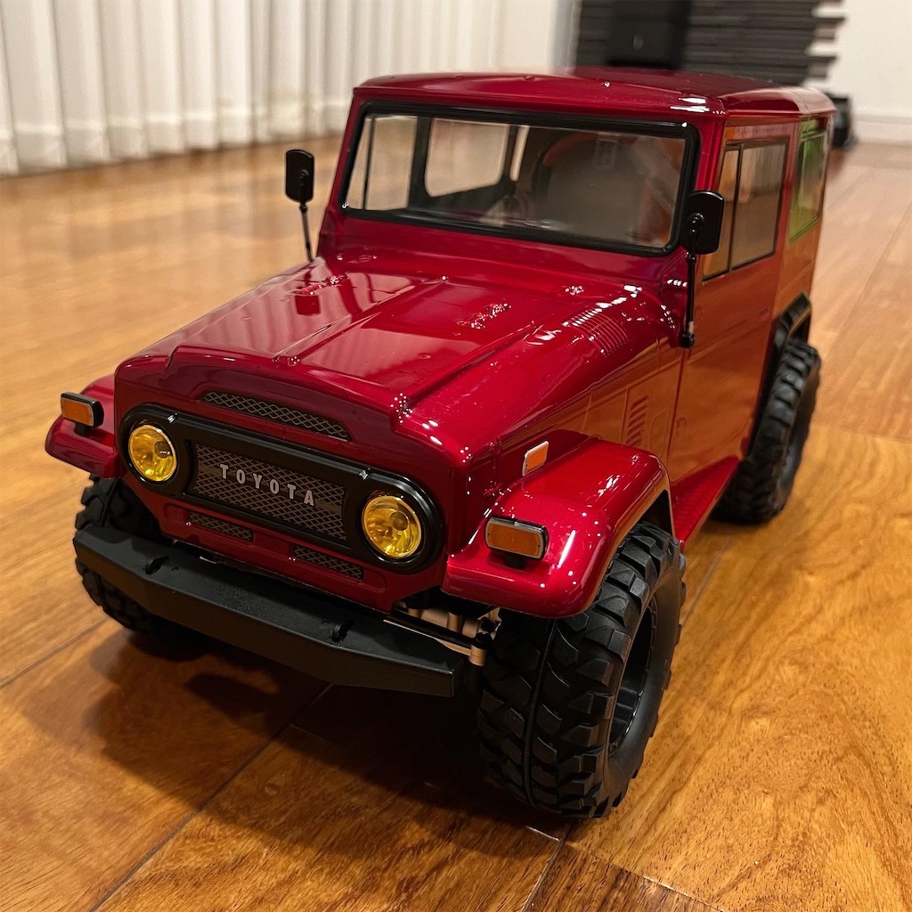 タミヤ ランドクルーザー40をキャンディ塗装 CC-02 - ramen papa log