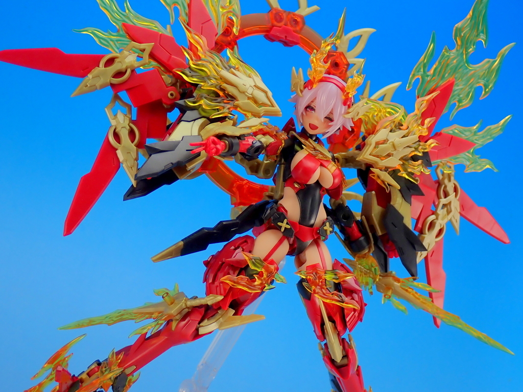 メガミデバイス 皇巫 スサノヲ 紅蓮 を作る - YOの玩具箱