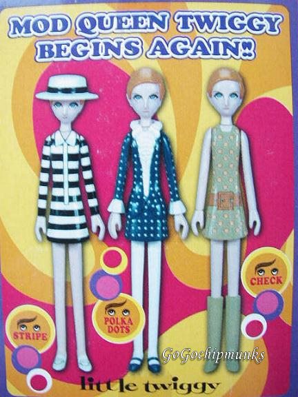 レトロでサイケデリックなミニチュアドール☆ツイッギーコレクション