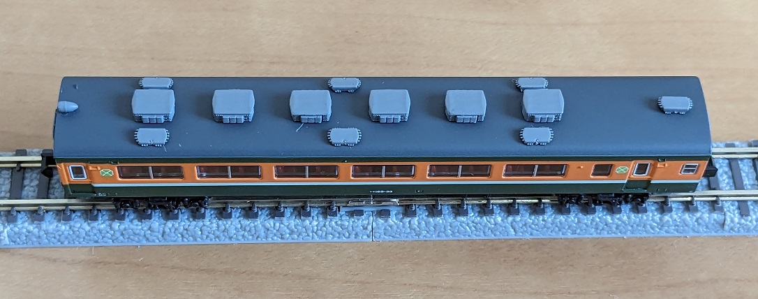 鉄道509 【165系】天賞堂の165系を7両編成にします！ サロ