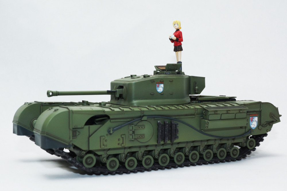 1/48 チャーチル歩兵戦車 Mk.VII -ガルパン 聖グロリアーナ女学院仕様