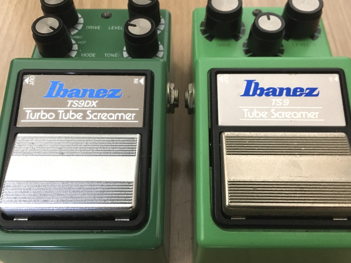 Ibanez TS9とIbanez TS9DXを比較しました【迷ったらどちらを選ぶか