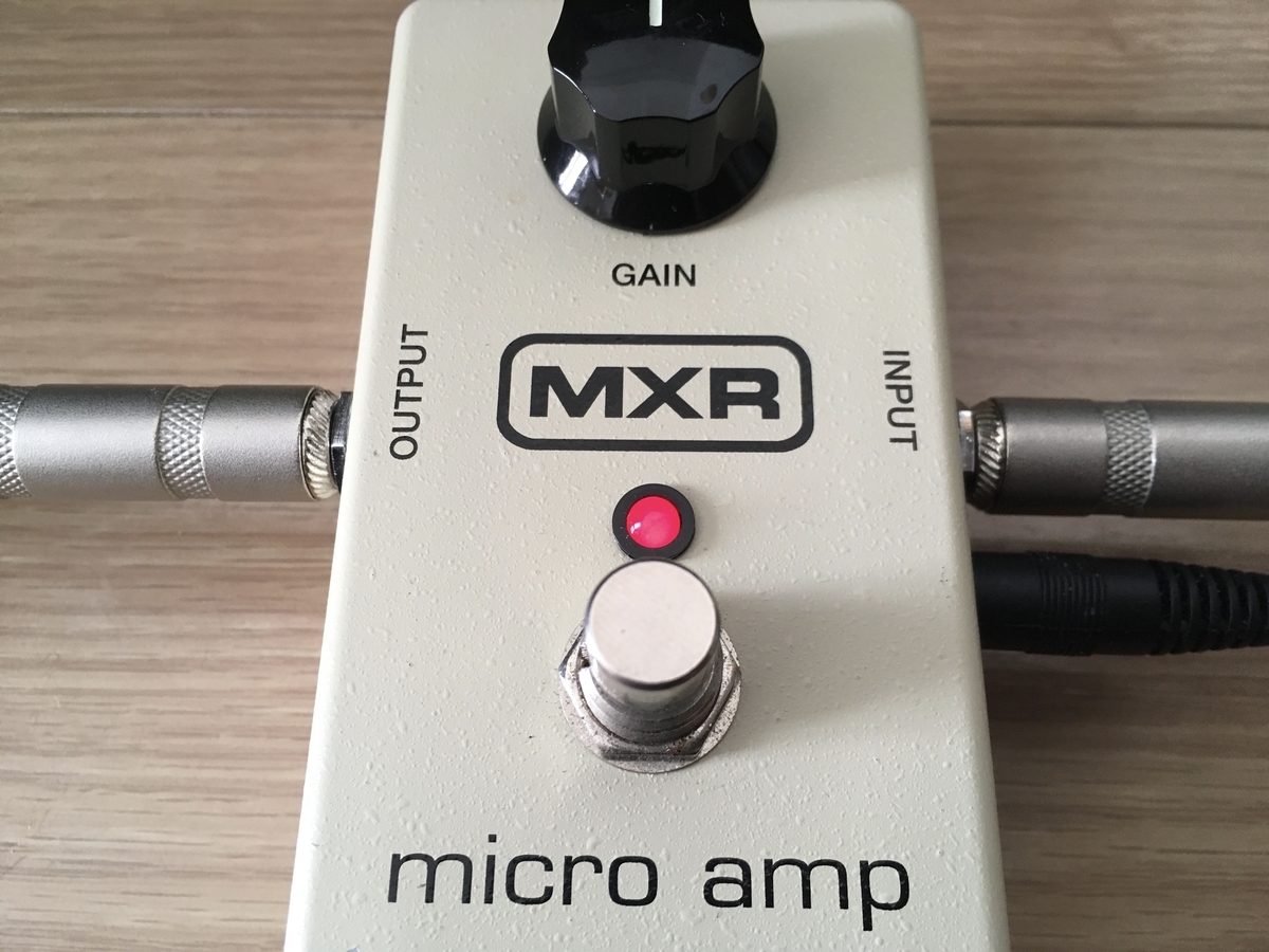 ハリとツヤが出るプリアンプ】MXR Micro Amp マイクロアンプ【review