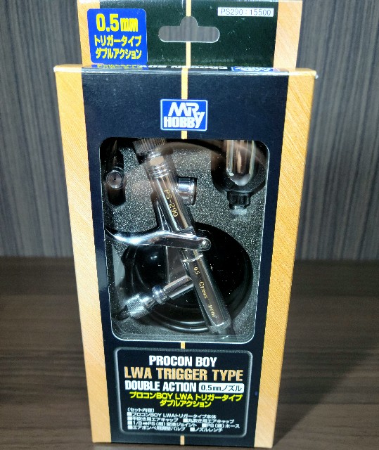 レビュー】平吹きできるエアブラシ《GSI クレオス プロコン BOY