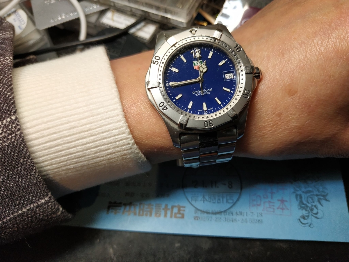 WK1113 #Tag Heuer #タグホイヤー #電池交換 #2000シリーズ