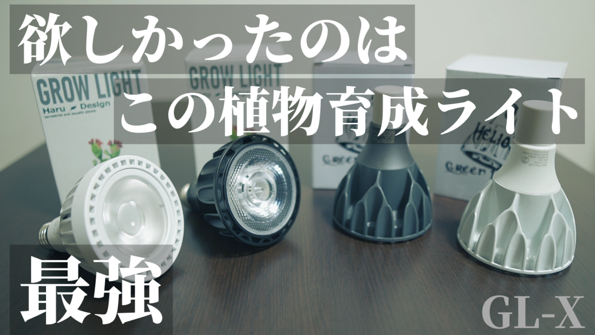 植物育成ライト】コスパ最高！植物育成用LEDライト「GL-X 6K」を